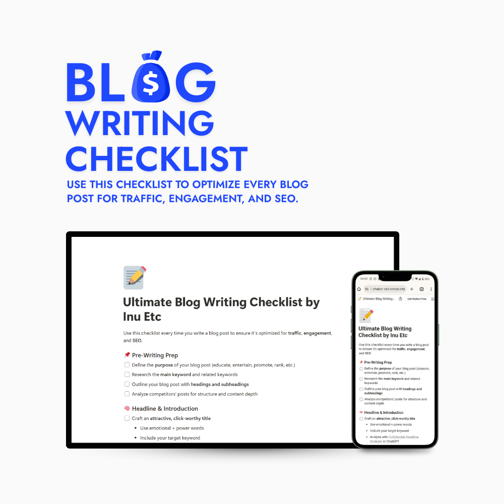 Ultimate Blog Sponsorship Success Bundle - Inu Etc (5)